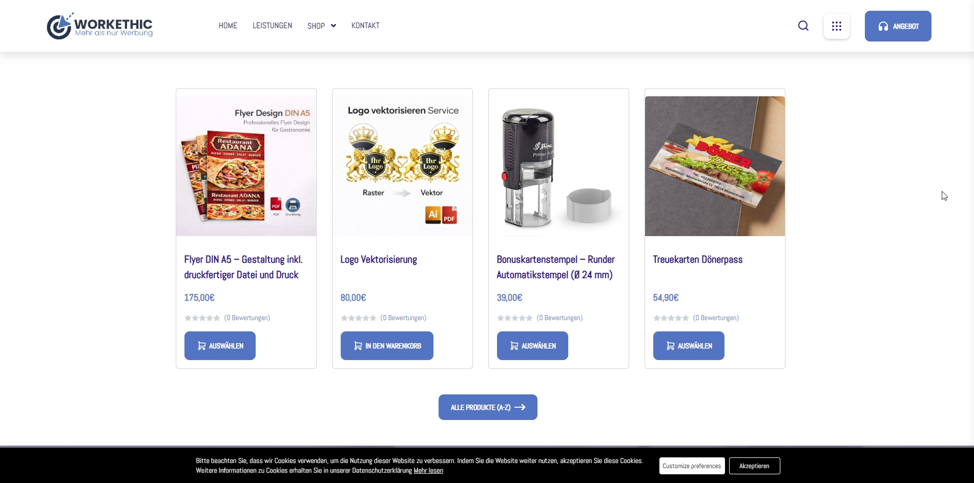 Workethic web sitesi projesi